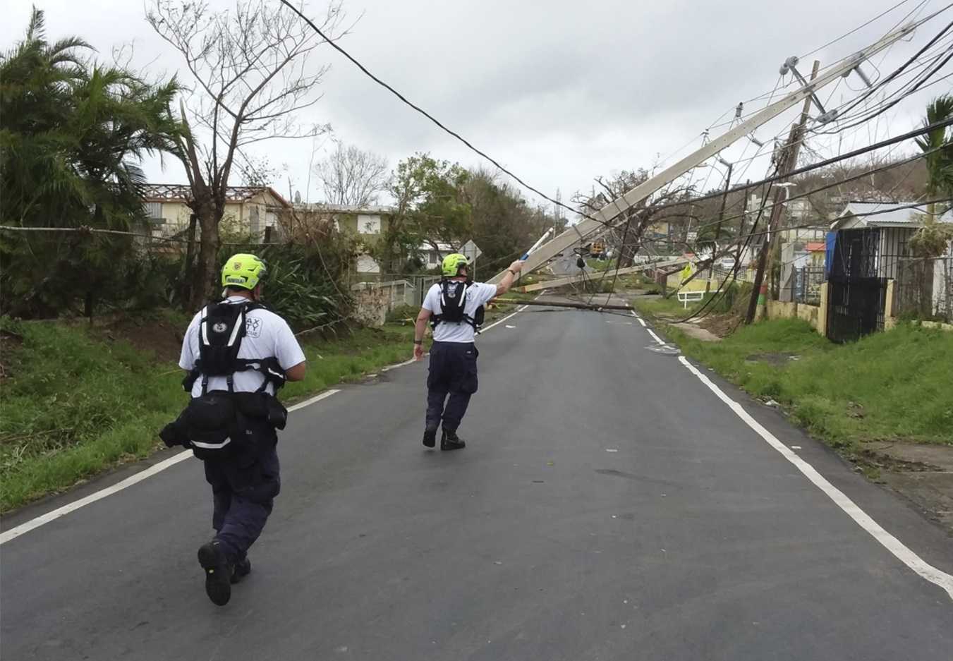 Puerto Rico reels as Hurricane Maria turns toward East Coast