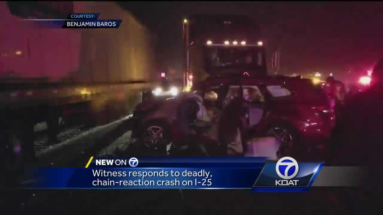 2 people killed in chain-reaction crash