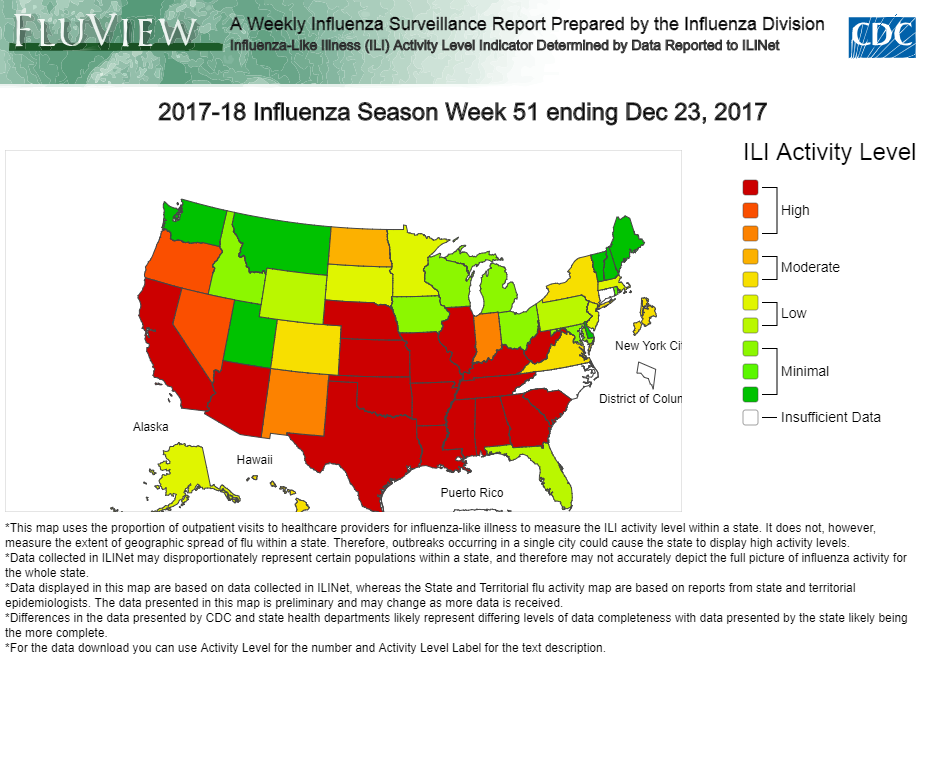 USA states reporting widespread flu: CDC USA states reporting widespread flu: CDC
