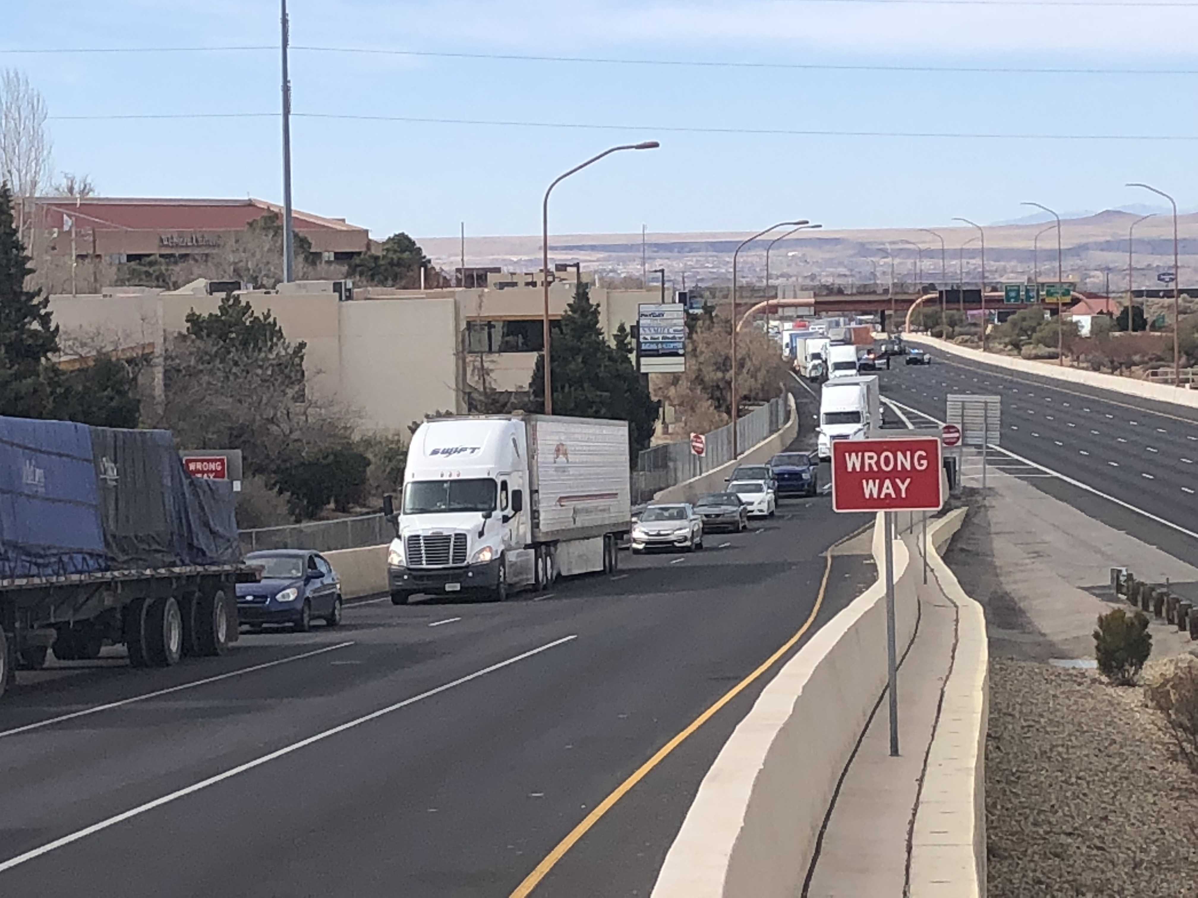 Police activity shuts down I-40 eastbound at Carlisle Blvd