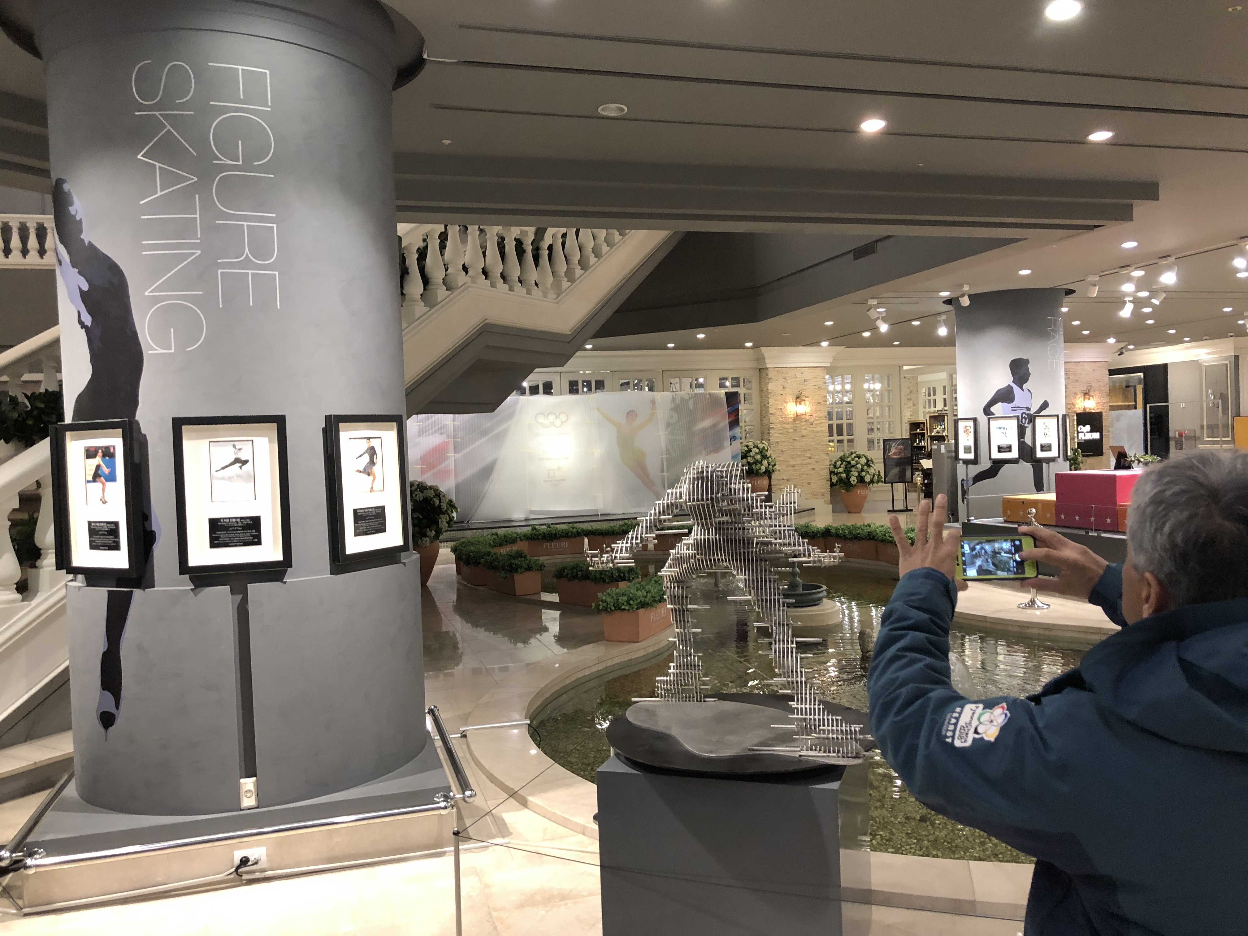 PHOTOS: Pyeongchang hotel lobby morphs into Olympics museum