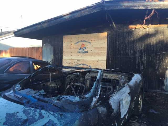 Suspicious fire forces 7 families from their homes