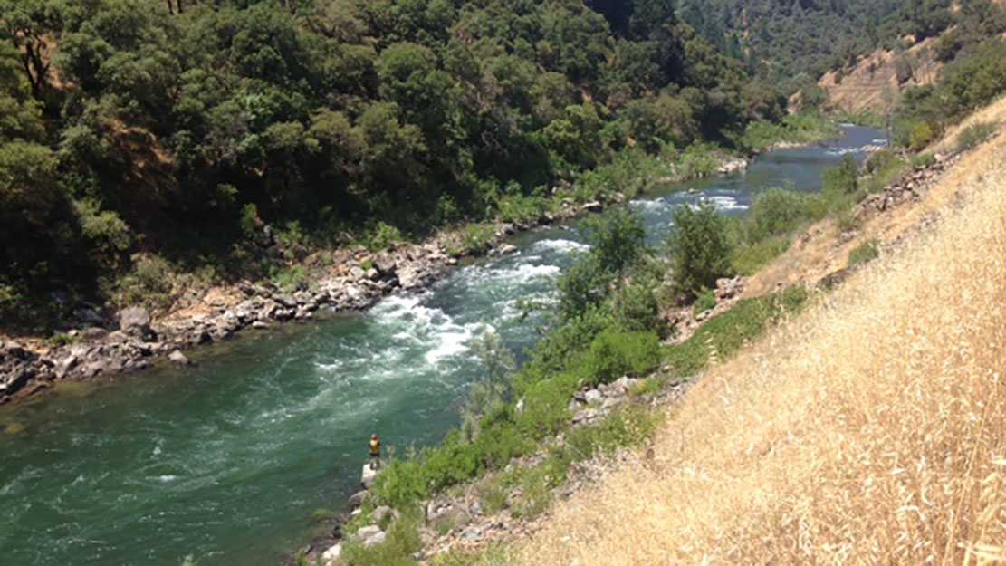 Dive team searching for swimmer's body in American River