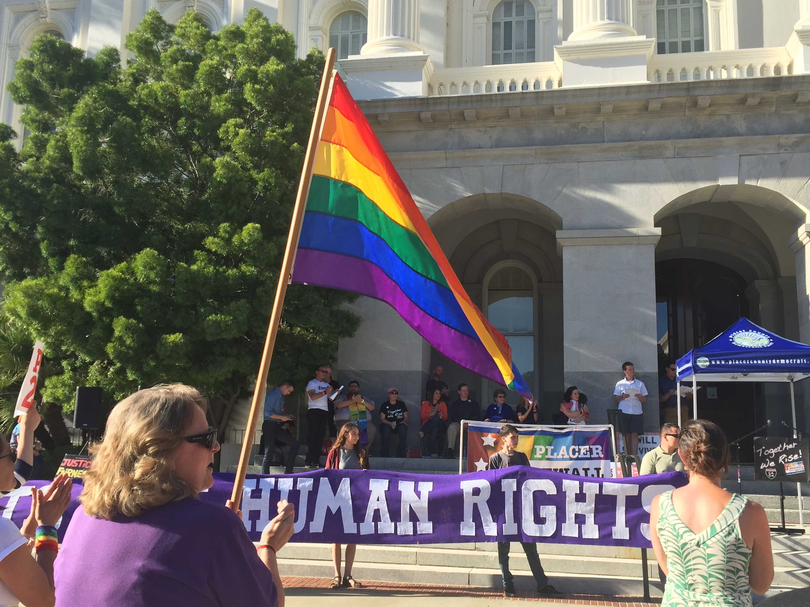 Pride weekend kicks off at CA Capitol with political rally