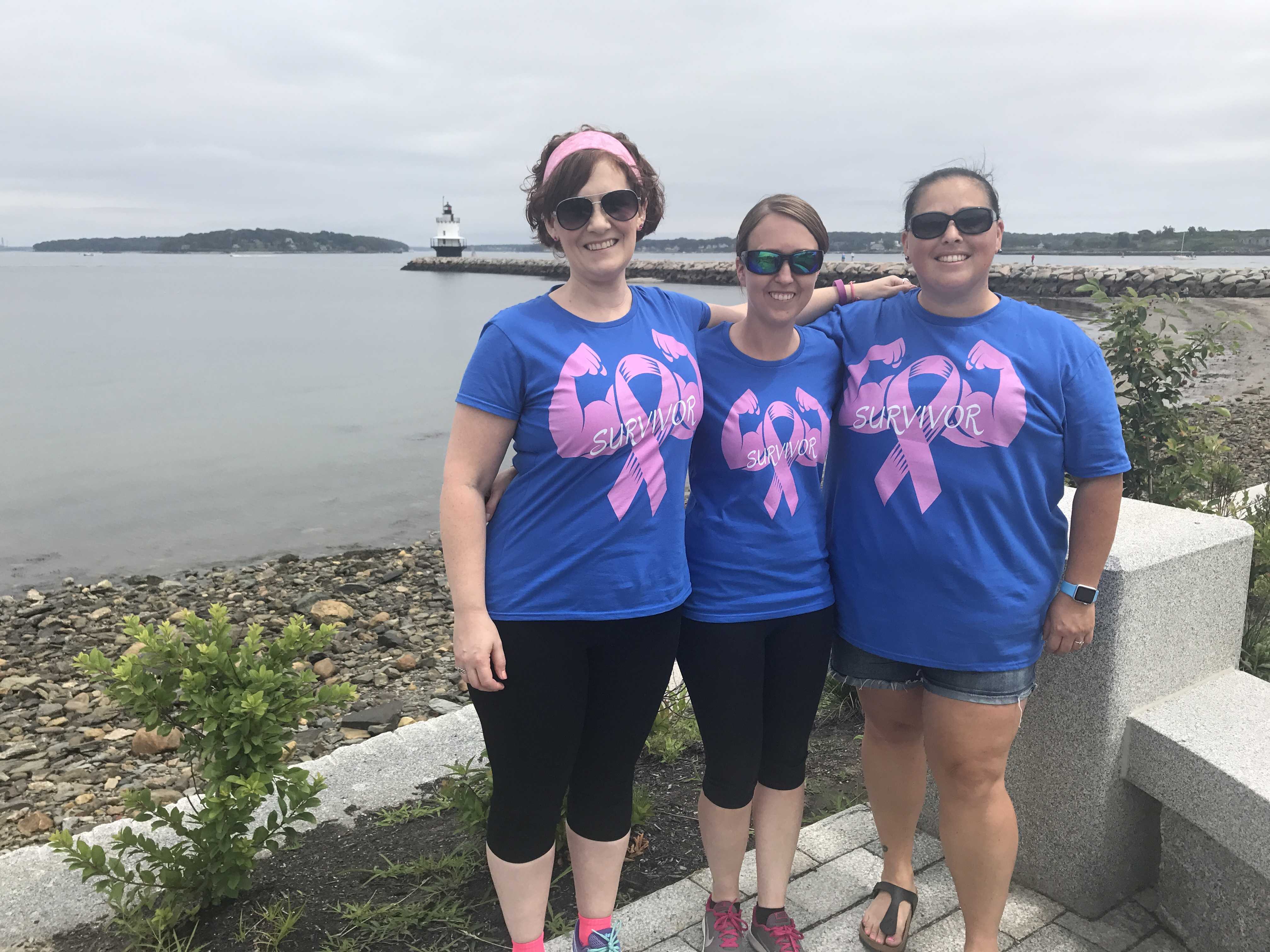 'Mercy Survivors' battle for a cure for breast cancer in triathlon