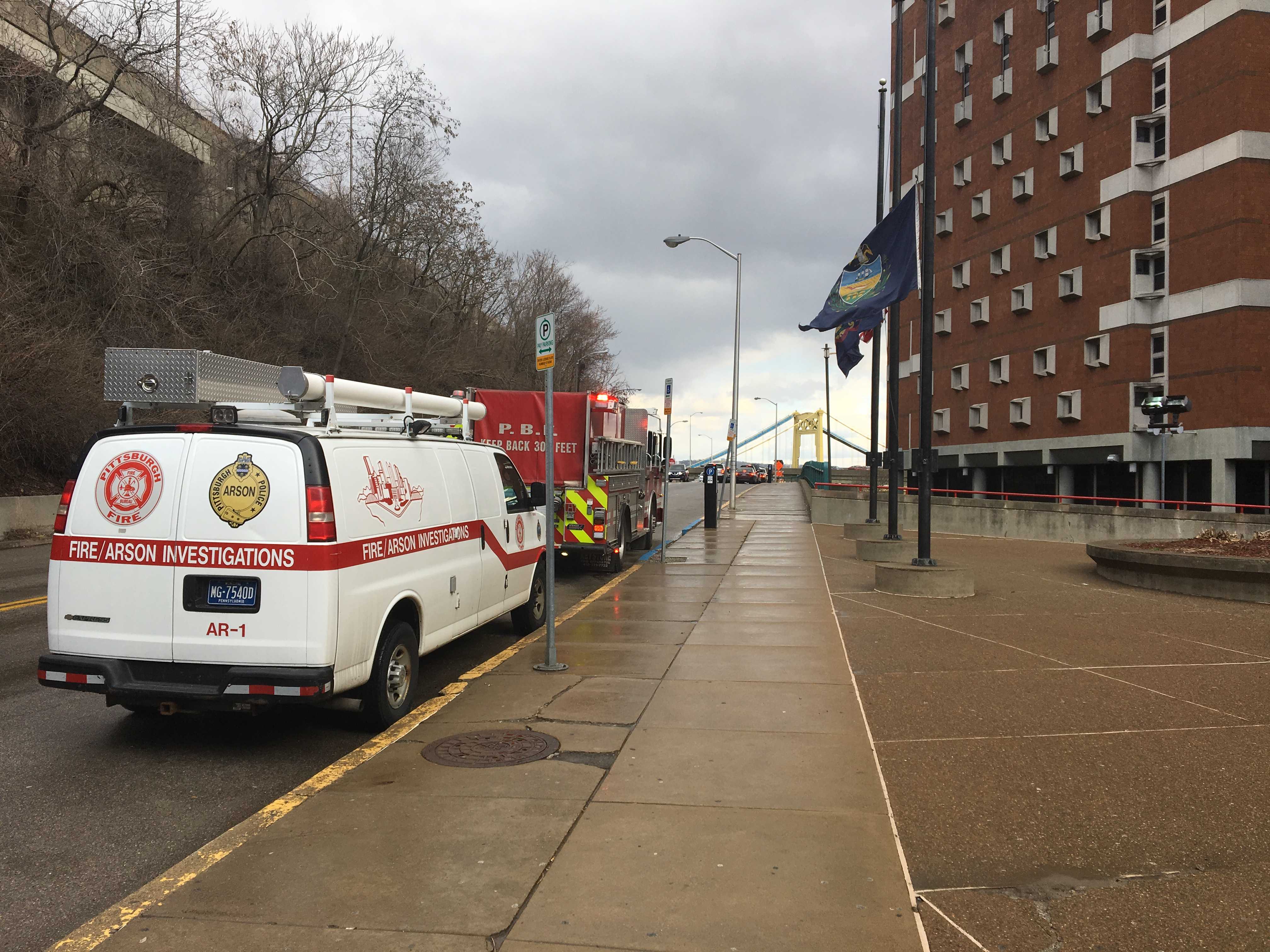 Fire crews respond to fire in Allegheny County Jail linked to apparent inmate contraband