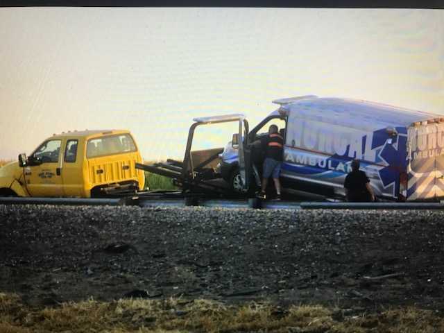 Woman steals ambulance from hospital, leads officers on 10-mile chase, officials say