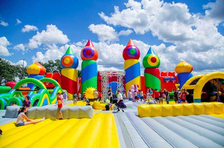 the world's largest bounce house