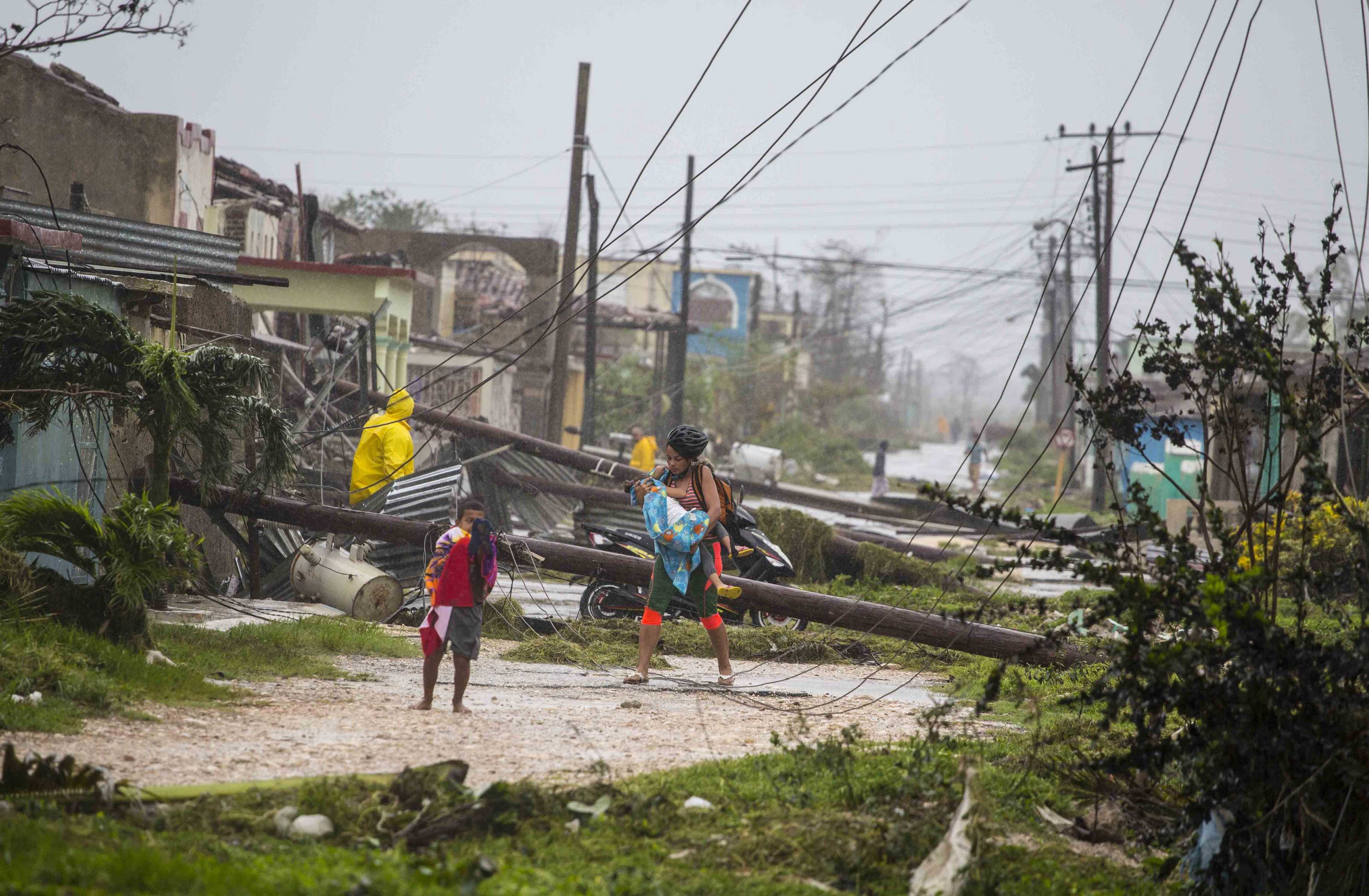Cuba cleans up after Hurricane Irma tears through Caribbean