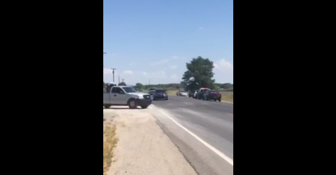 Man in pursuit with police, crashes and takes off on foot