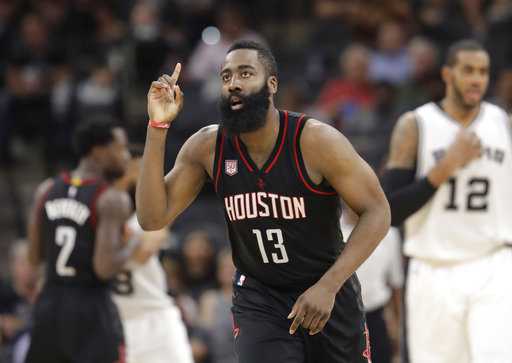 NBA star James Harden to donate $1M to aid in Harvey relief