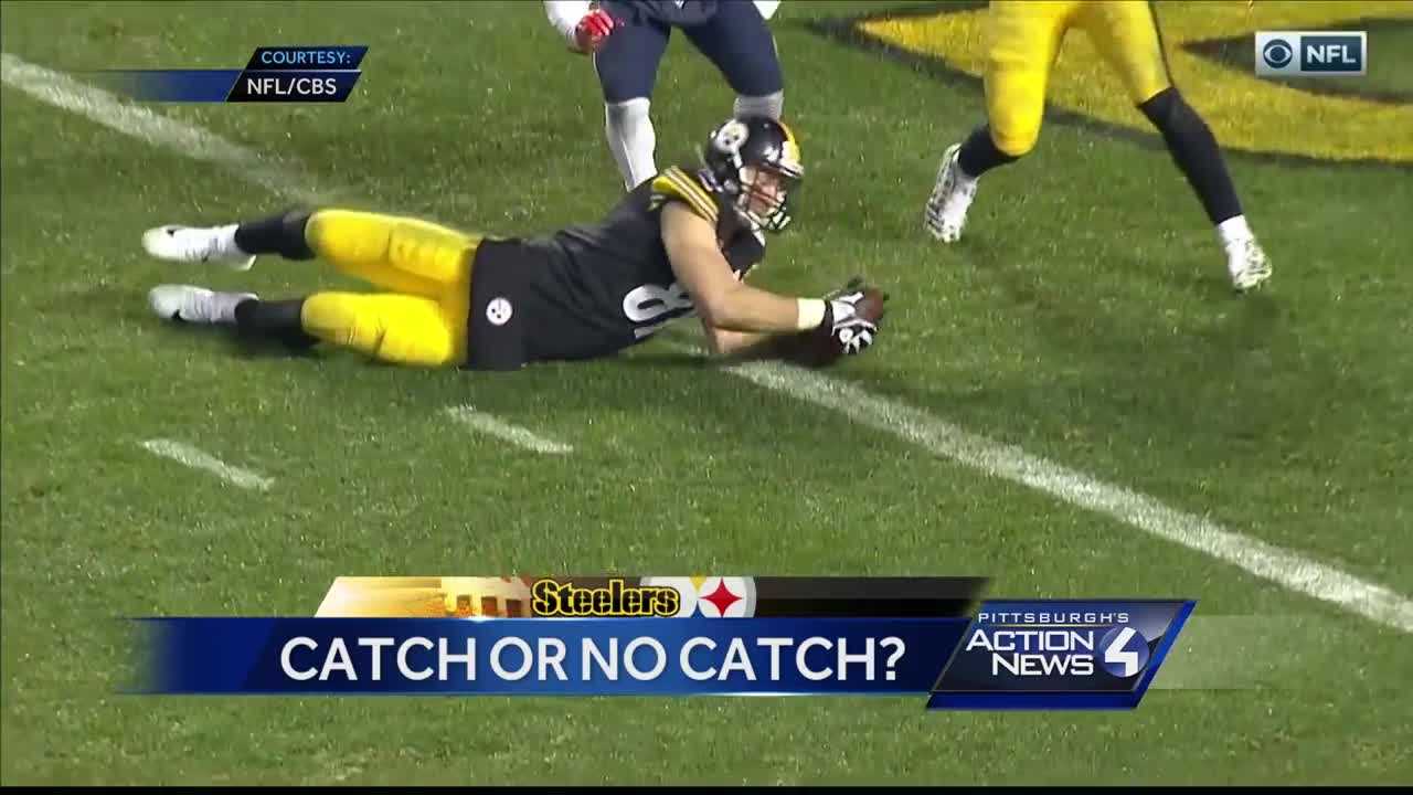 NFL explains why Jesse James' touchdown catch for the #Steelers was really an incomplete pass