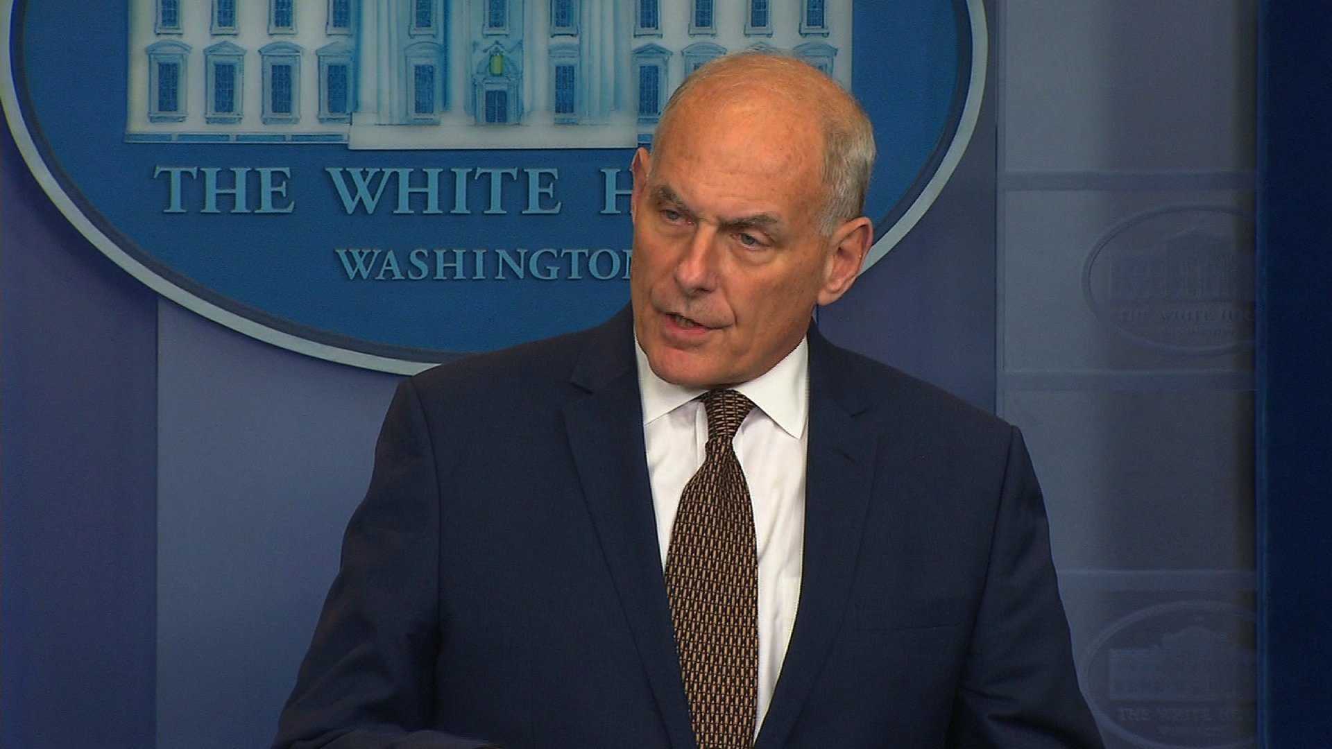 John Kelly 'stunned' by criticism of Trump's call to soldier's widow