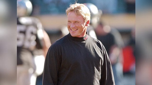 Reports: Raiders to introduce Jon Gruden as new head coach Tuesday