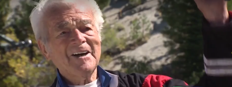 96-year-old ski patroller honored at resort after decades of service