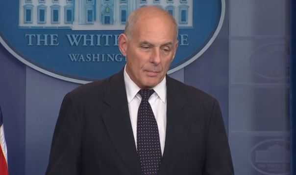 John Kelly 'stunned' by criticism of Trump's call to soldier's widow