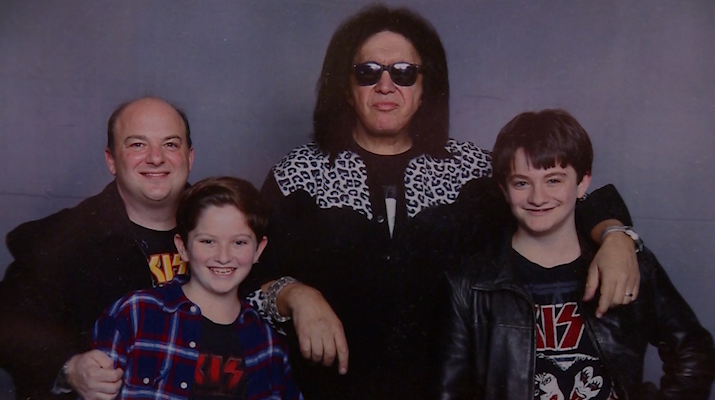 Teen rocks out with KISS front man Gene Simmons