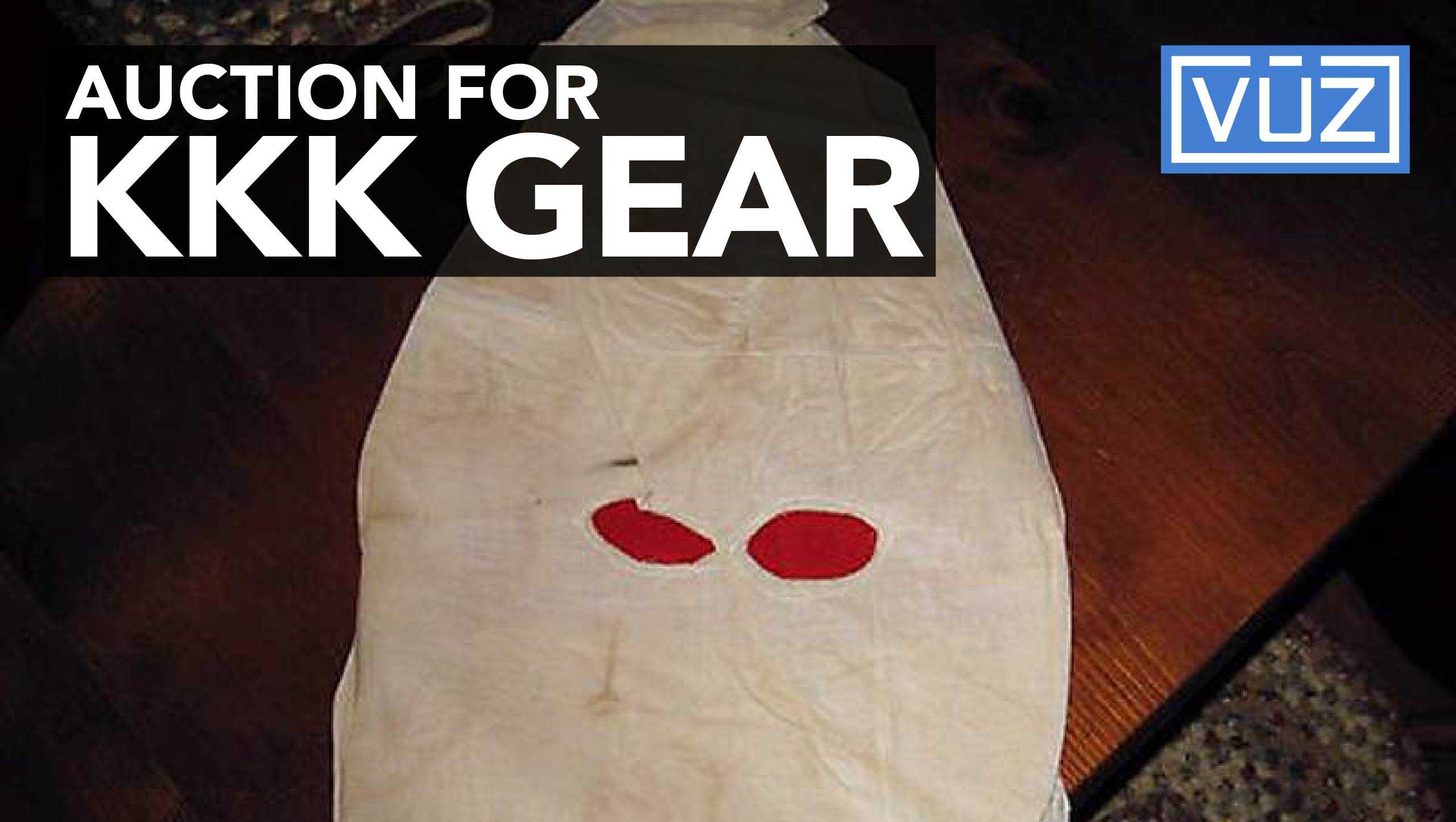 KKK memorabilia sale in classified ad section of local newspaper