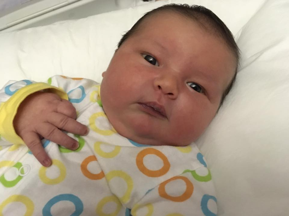 WHOA BABY: Newborn tips the scales at 14.4 pounds