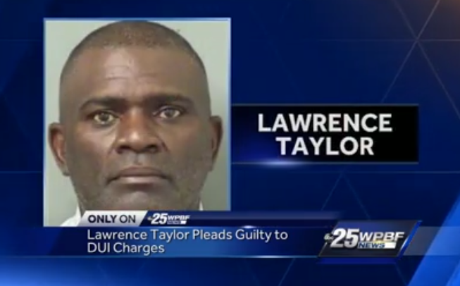 Hall of Fame football player Lawrence Taylor pleads guilty to DUI charges
