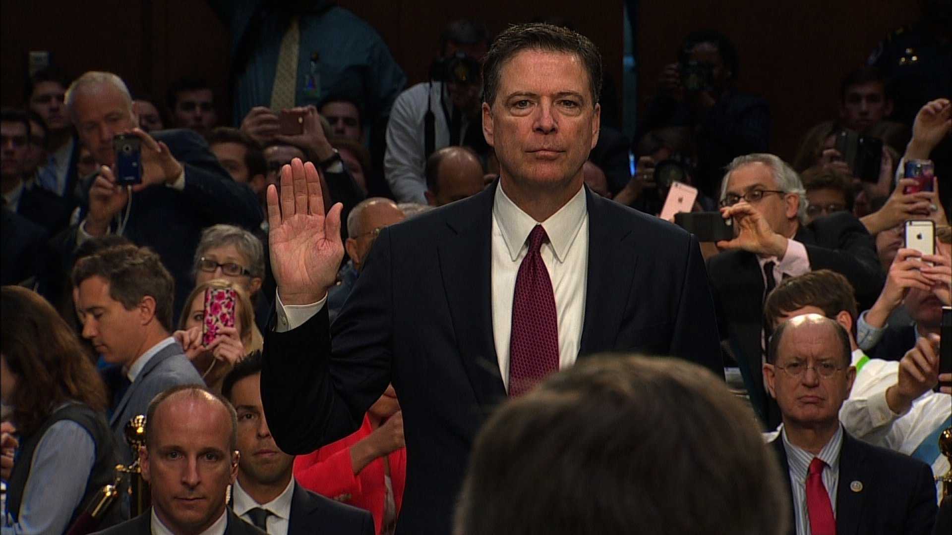 FBI texts reveal admiring view of then-director James Comey