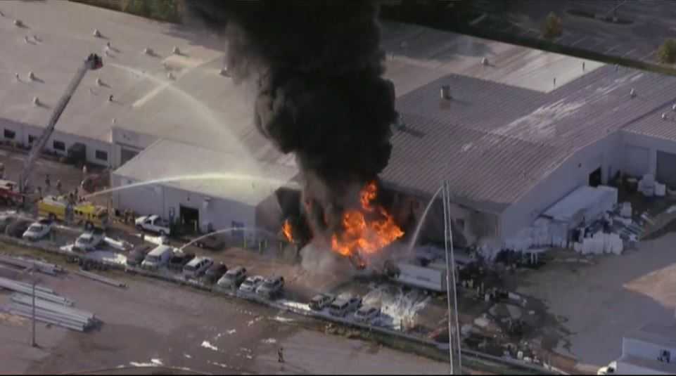 Images from big blaze at Lee's Summit's CK Enterprises