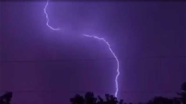 Rainbow Lightning Bolt Strikes Through Rainbow In Night Sky Orlando News Newslocker