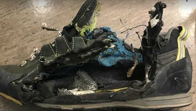 Hiker's clothes, shoes torn from his body after struck by lightning