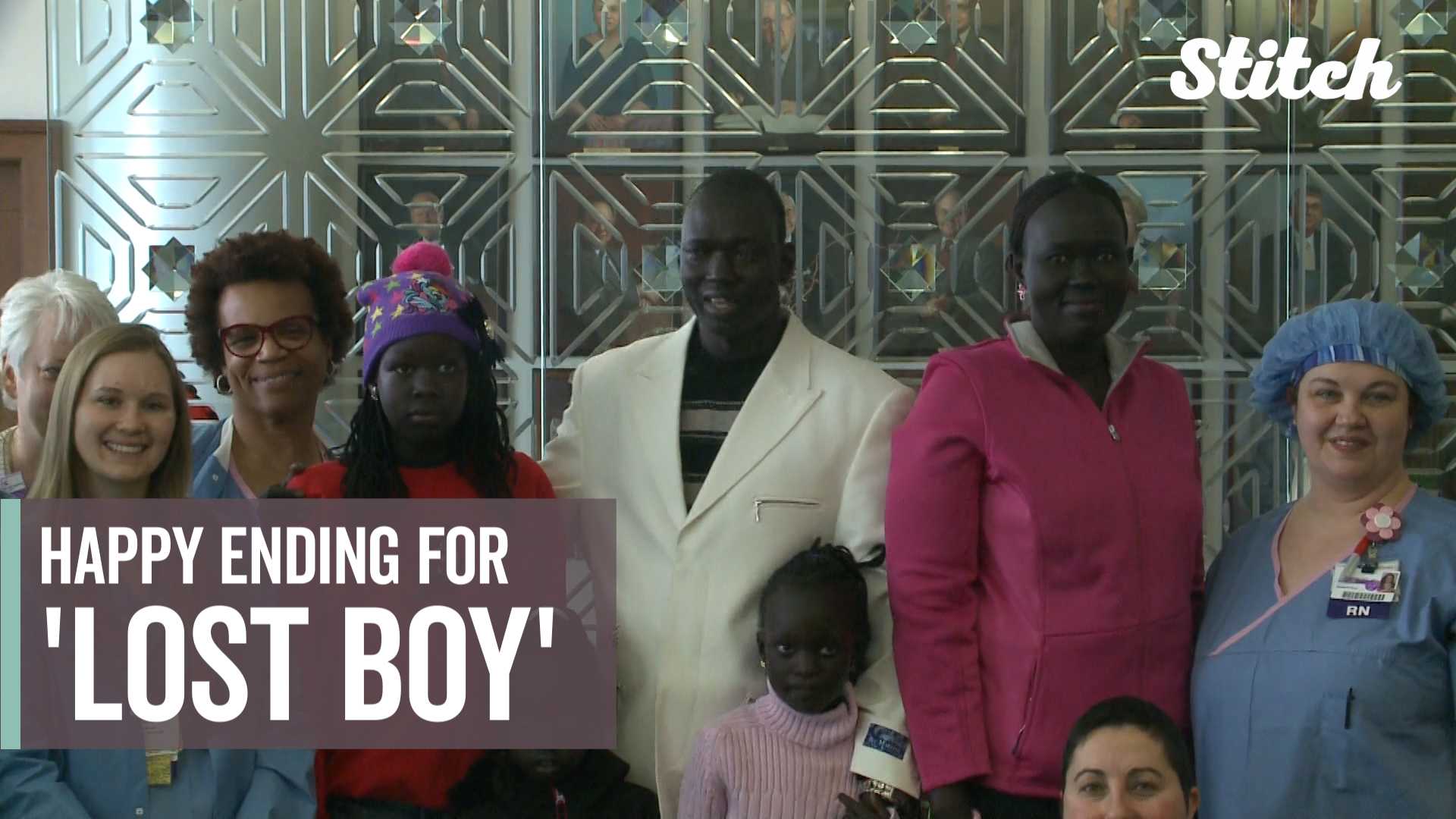 Former 'lost boy' of Sudan reunited with family in America