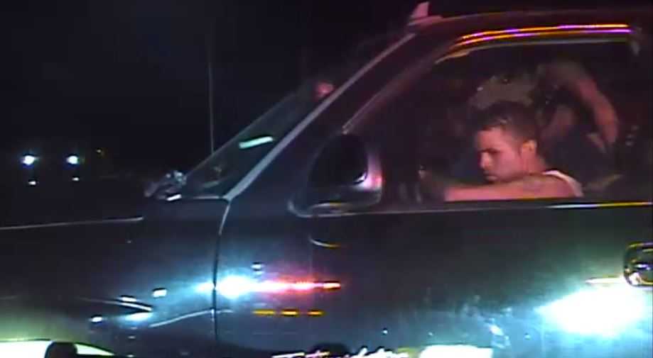 CAUGHT ON CAM: Police cruiser nearly runs over passenger after chase