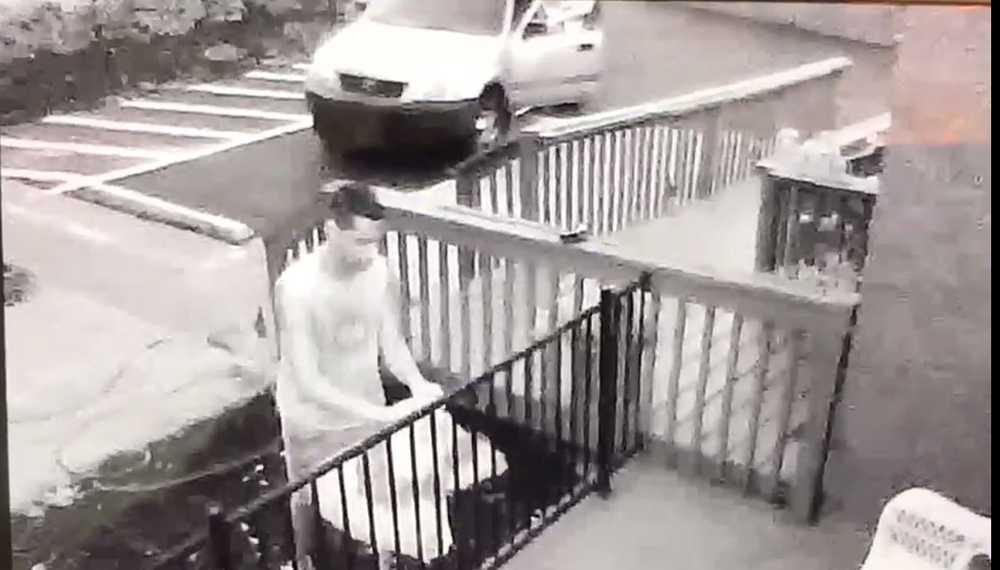 Man caught stealing American flags for second time