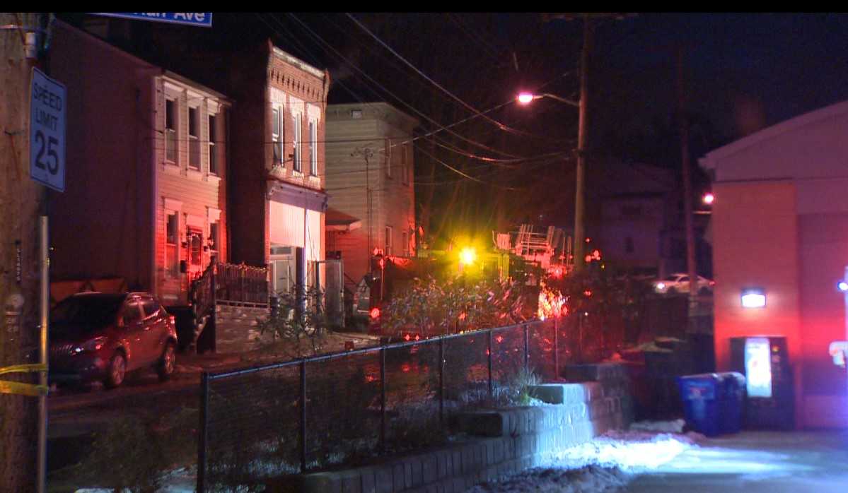 Crews battle 2-alarm fire in Marshall-Shadeland Wednesday morning