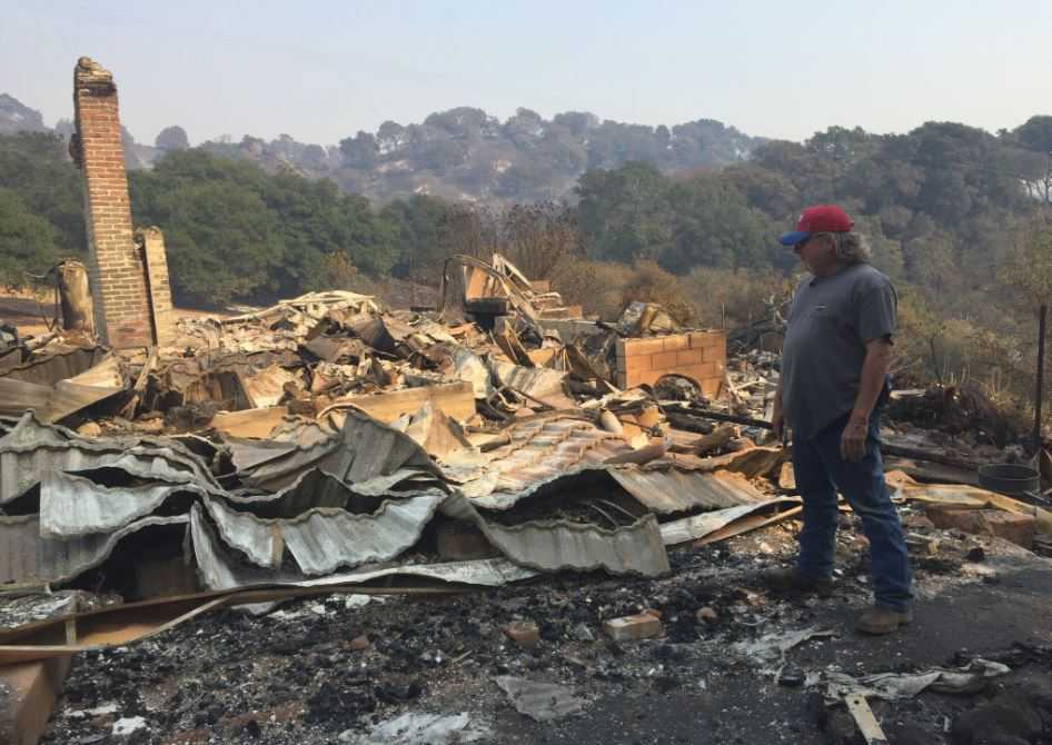 Wine country residents sift through all that's lost