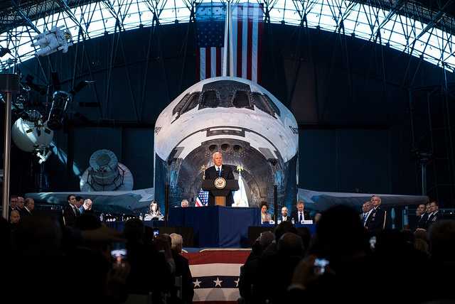 America returning to the moon 'not only to leave footprints and flags,' Pence says