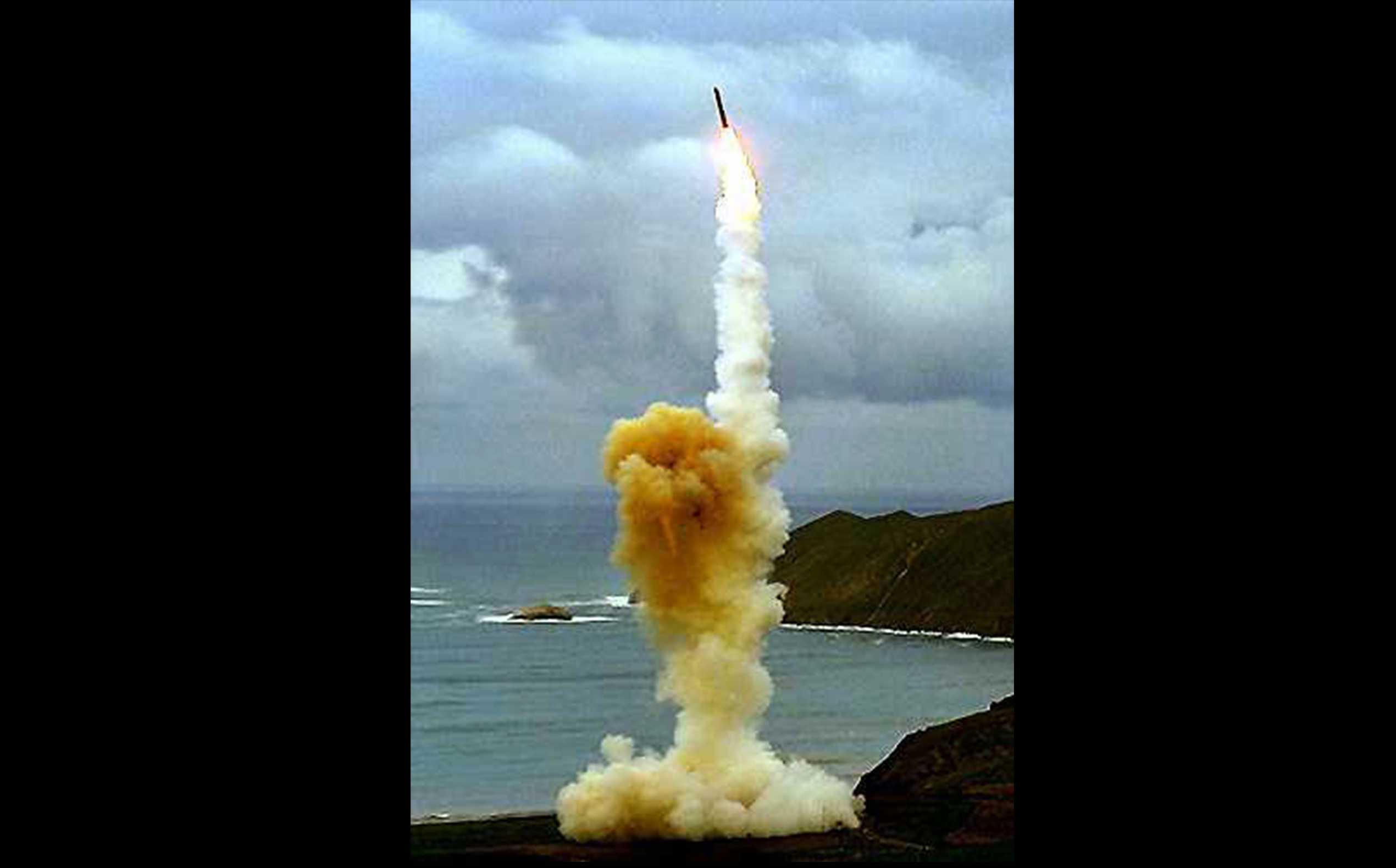 Vandenberg Test Launches Intercontinental Missile