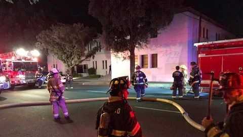 Modesto church security officer finds armed man setting fire to church