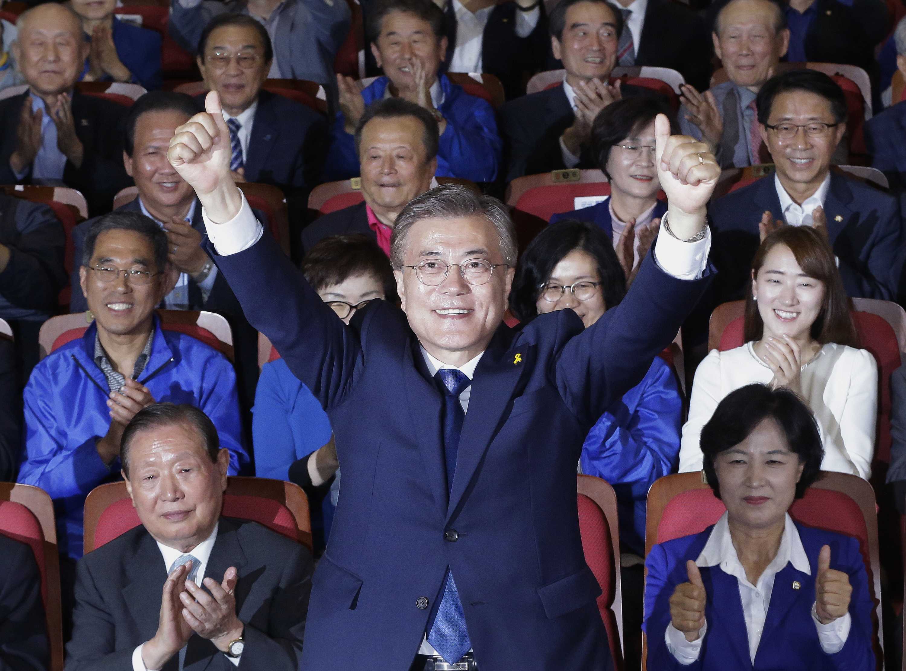 South Korean president welcomes North Korean Olympic participation