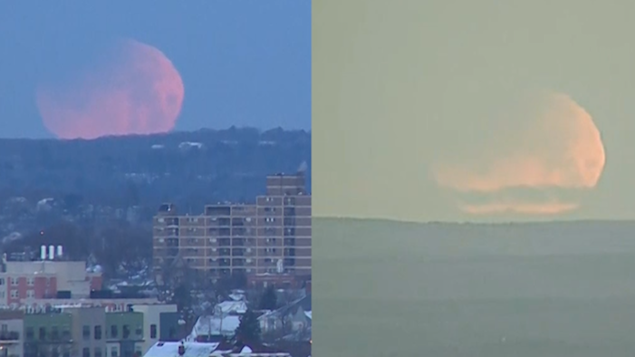 Rare 'lunar trifecta" puts on spectacular show