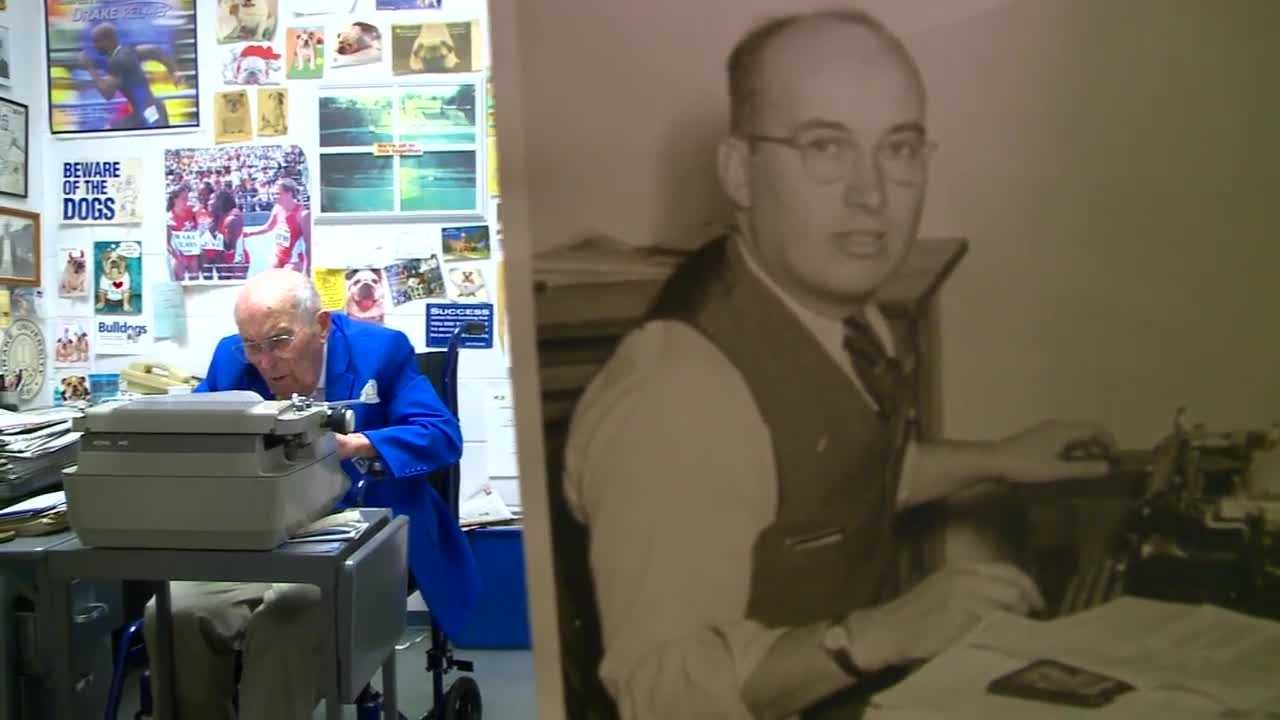 Campus legend ‘Mr. Drake’ celebrates 100th birthday