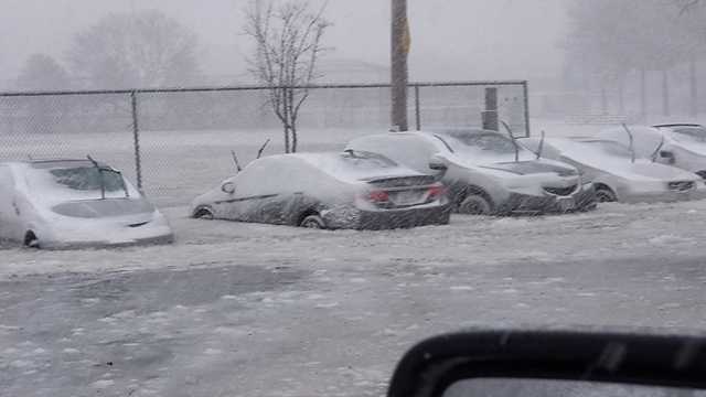 WCVB viewers share severe Bomb Cyclone flooding pics on u local