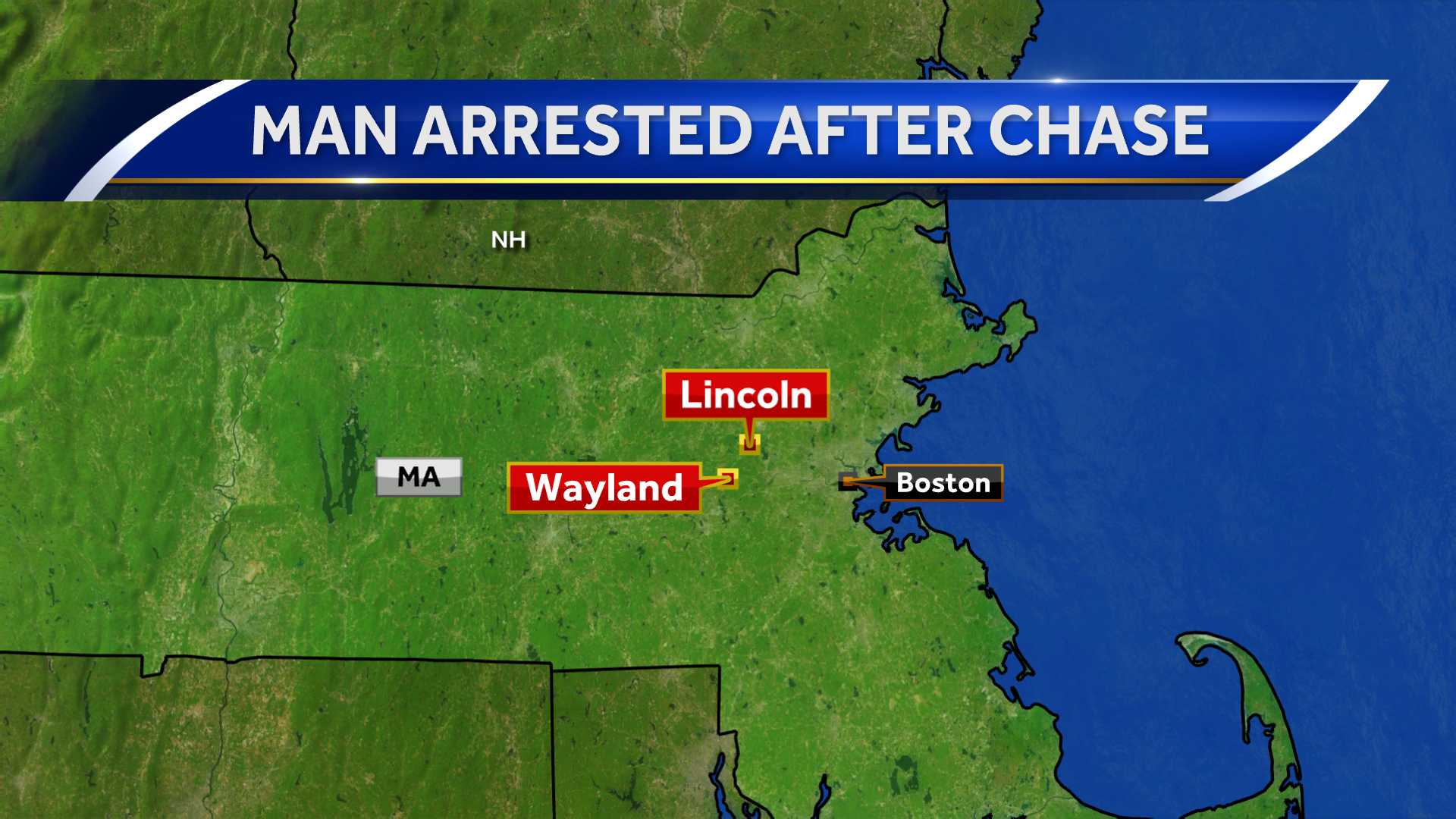 Naked man from Manchester arrested after pursuit, police say