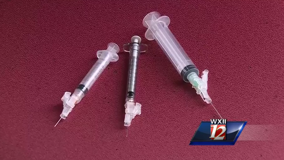 11yearold steps on bag of dirty needles while playing at park