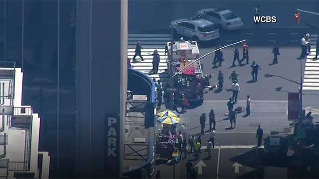 WATCH LIVE: Vehicle hits pedestrians in New York's Times Square