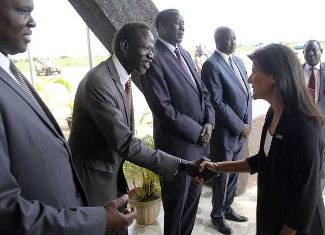 Ambassador Nikki Haley evacuated from UN camp in South Sudan