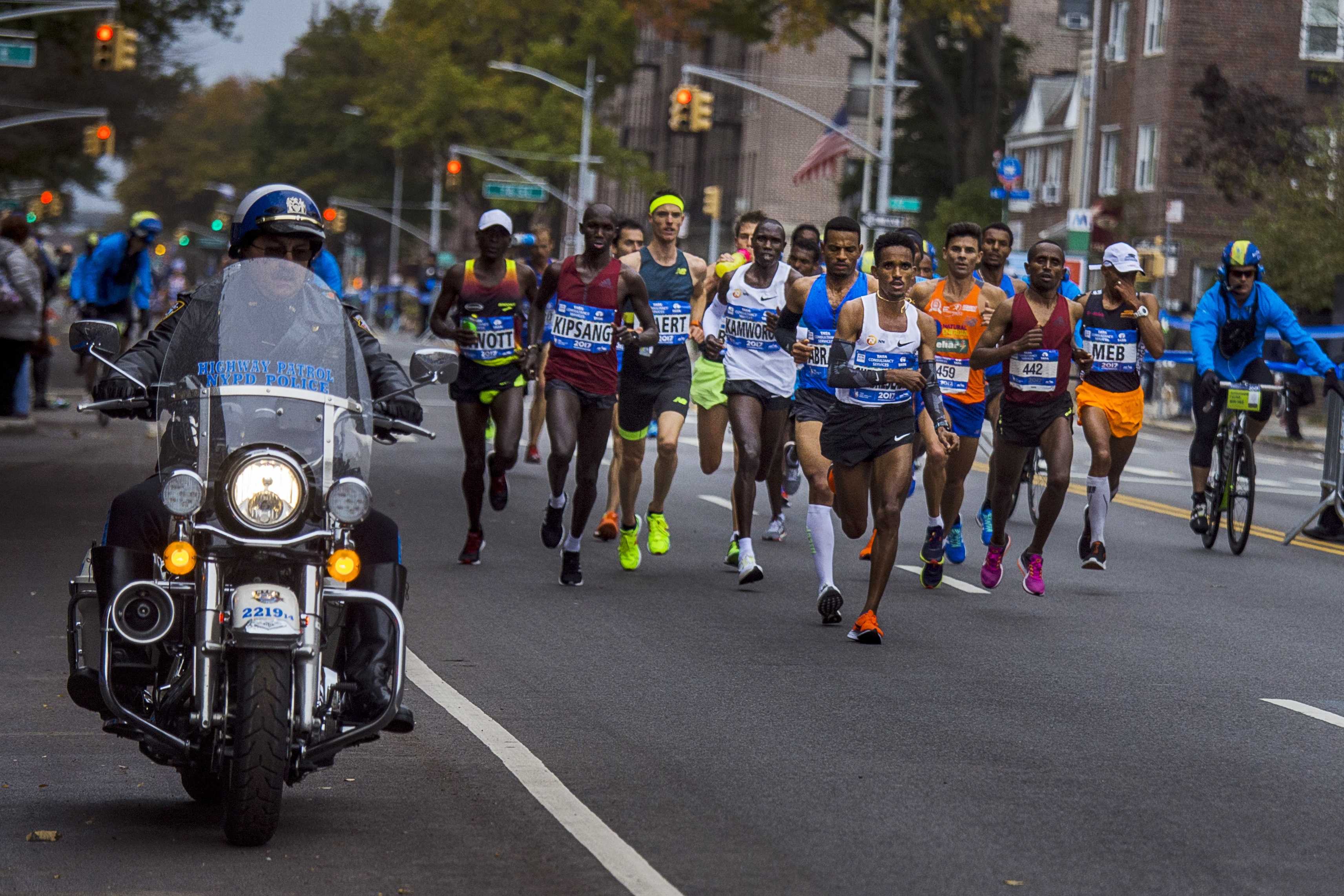 Despite last week's terror attack, NYC marathon runners stay the course