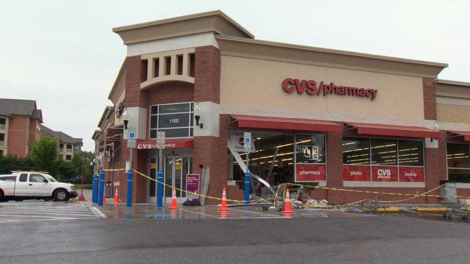 burglars crash into odenton cvs try to steal atm