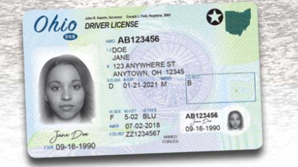 ohio license number sample for new a are driver's getting Ohio look licenses