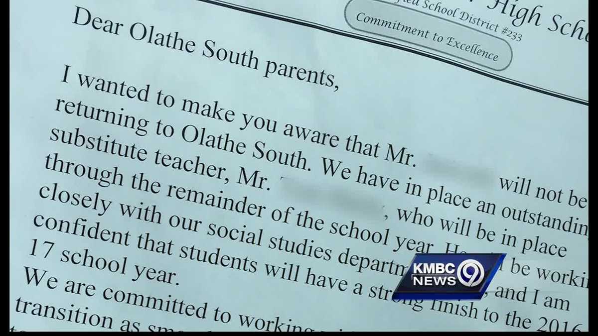Police investigating possible sexual relationship between Olathe South student and teacher - KMBC Kansas City