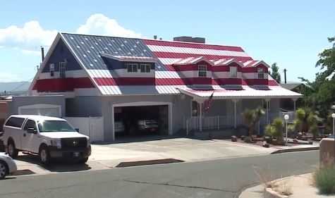 Old Glory a permanent fixture on homeowner's roof