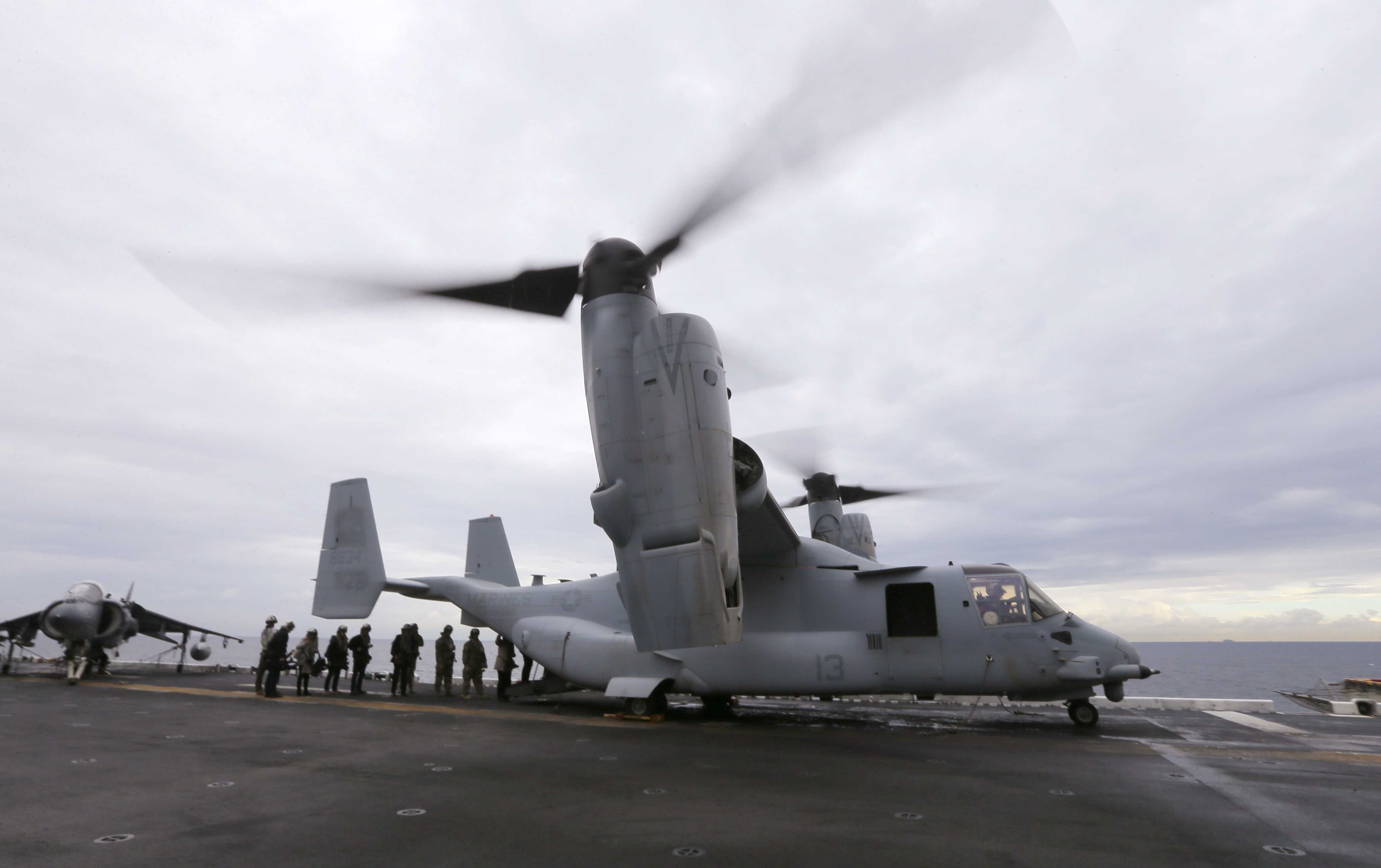 US Army Heli-Plane Crashes off Australian Coast